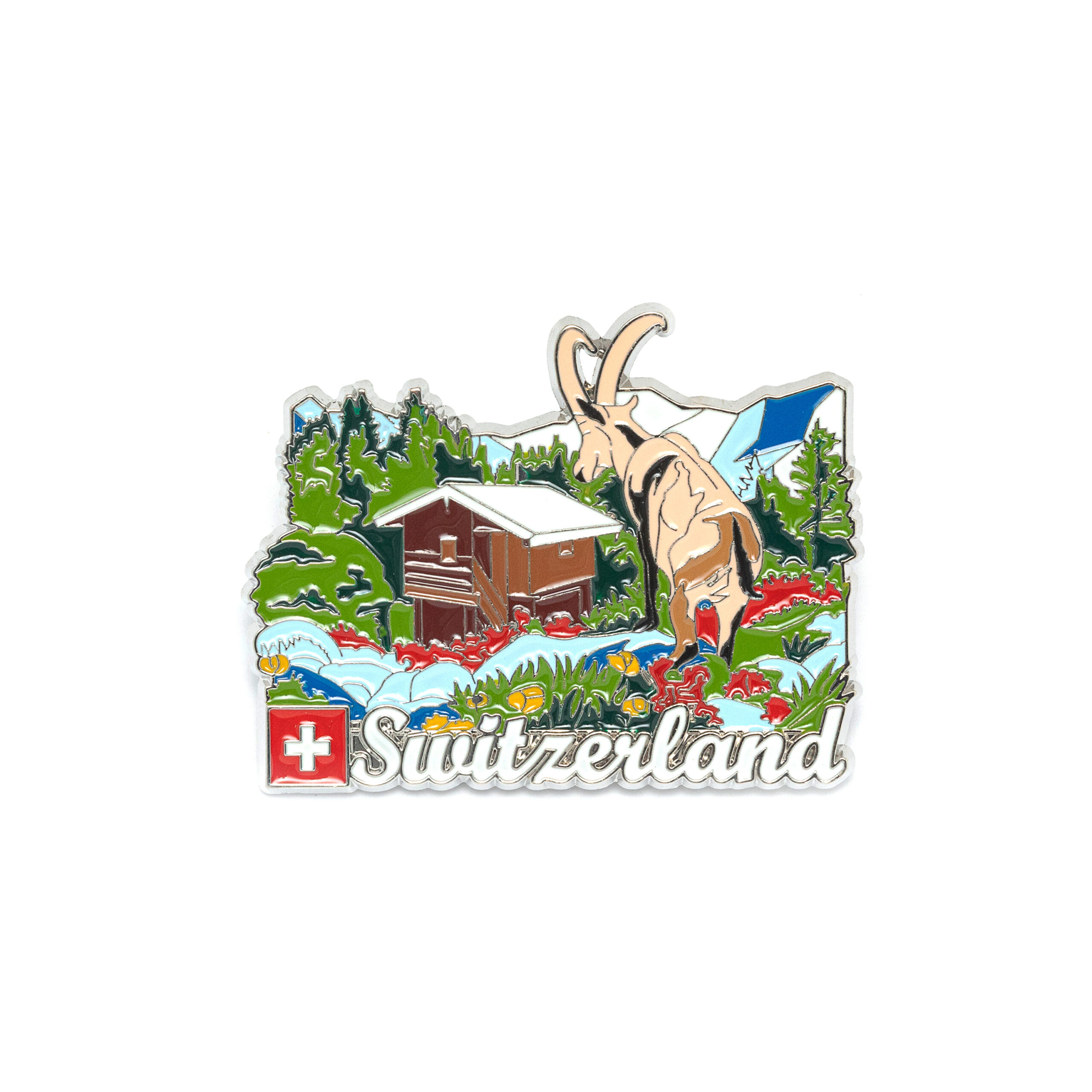 Image of Metallmagnet Chalet Steinbock