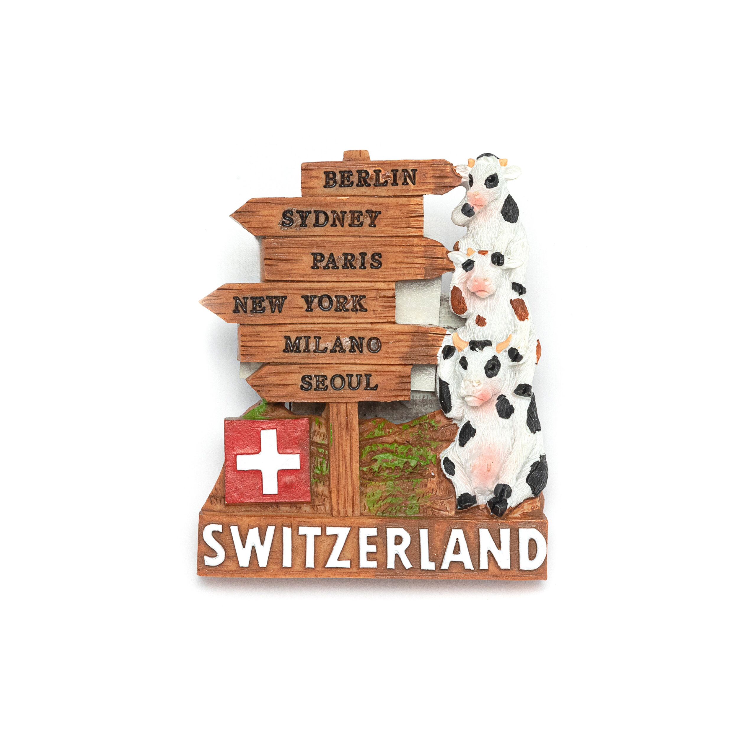 Image of Magnet Wegweiser Funny cows