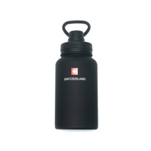 Image of Trinkflasche 650ml Outdoor schwarz Switzerland