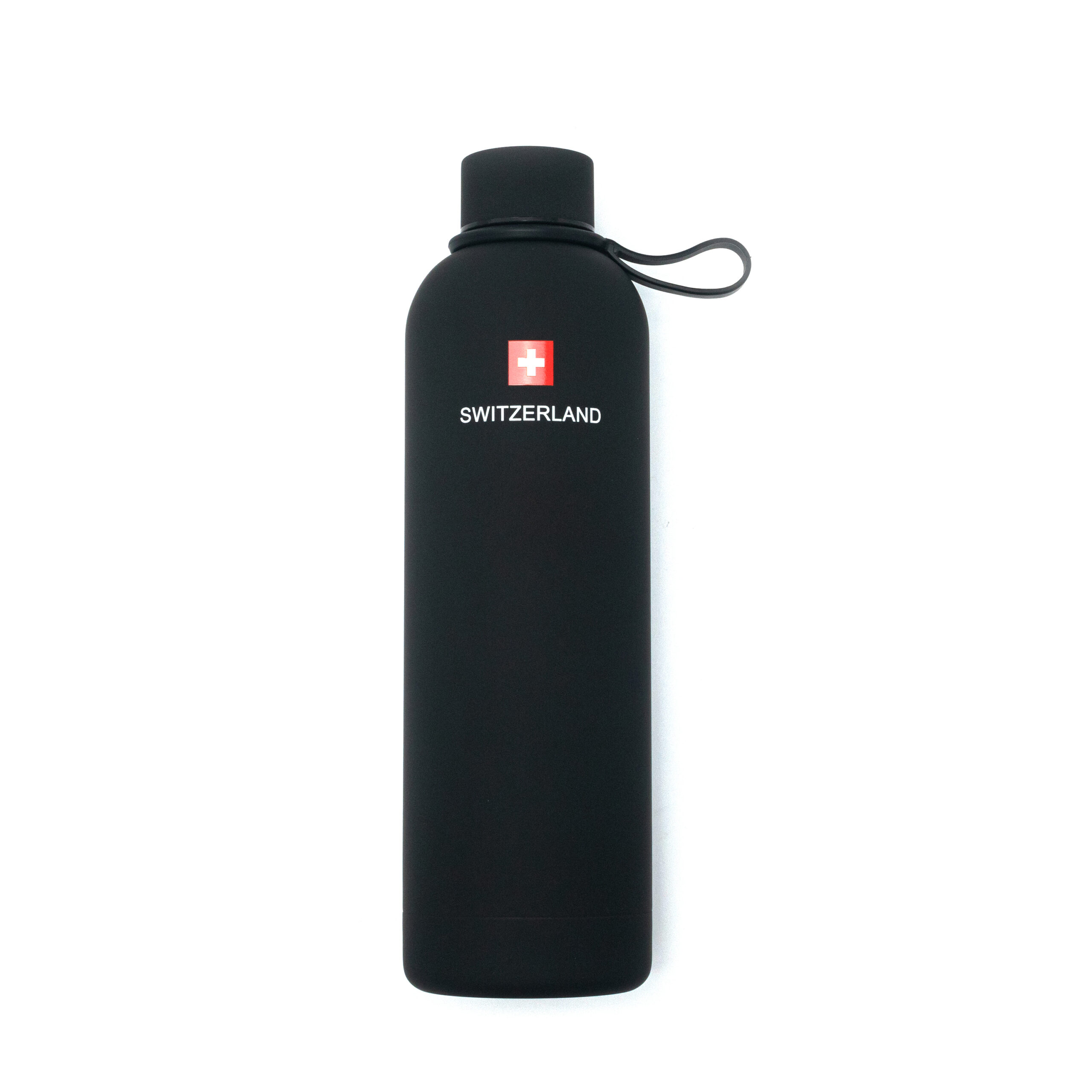 Image of Thermoflasche 750ml schwarz Switzerland