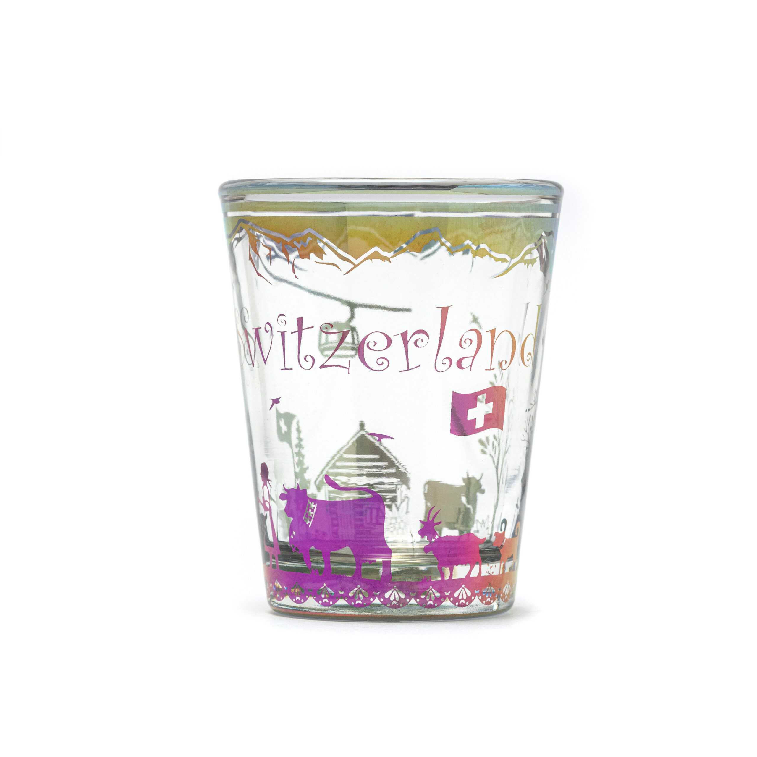 Image of Shotglas Scherenschnitt CH