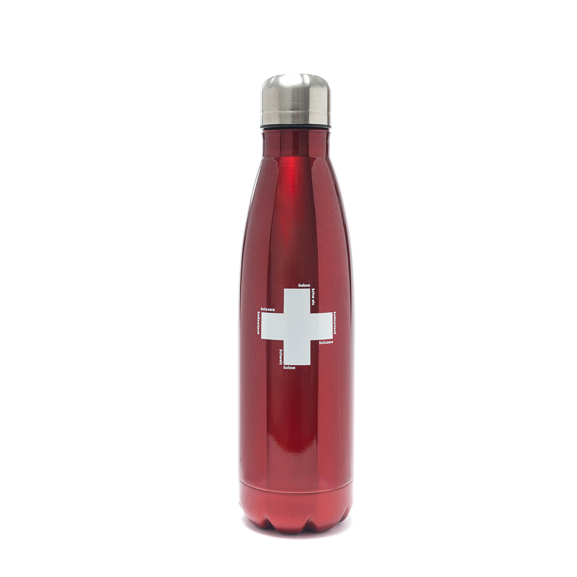Image of Trinkflasche stainless-steel rot CH