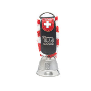 Image of Gussglocken Silber mit Lederband schwarz
