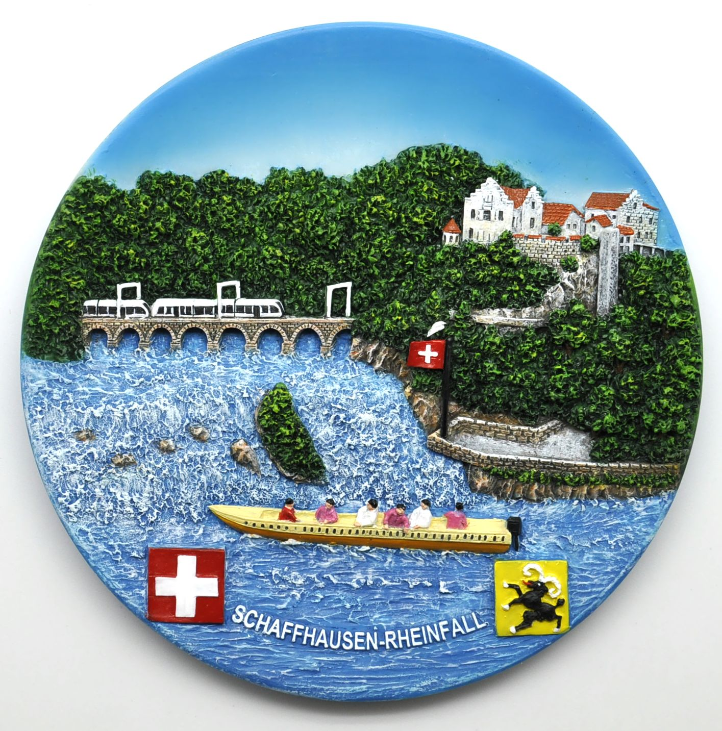 Image of Teller 12cm Schaffhausen-Rheinfall