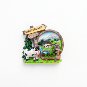 Image of Magnet Summer Cow Switzerland