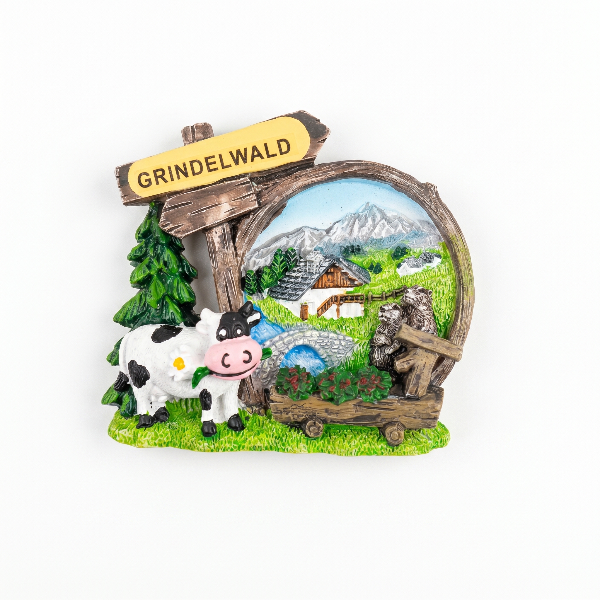 Image of Magnet Summer Cow Grindelwald