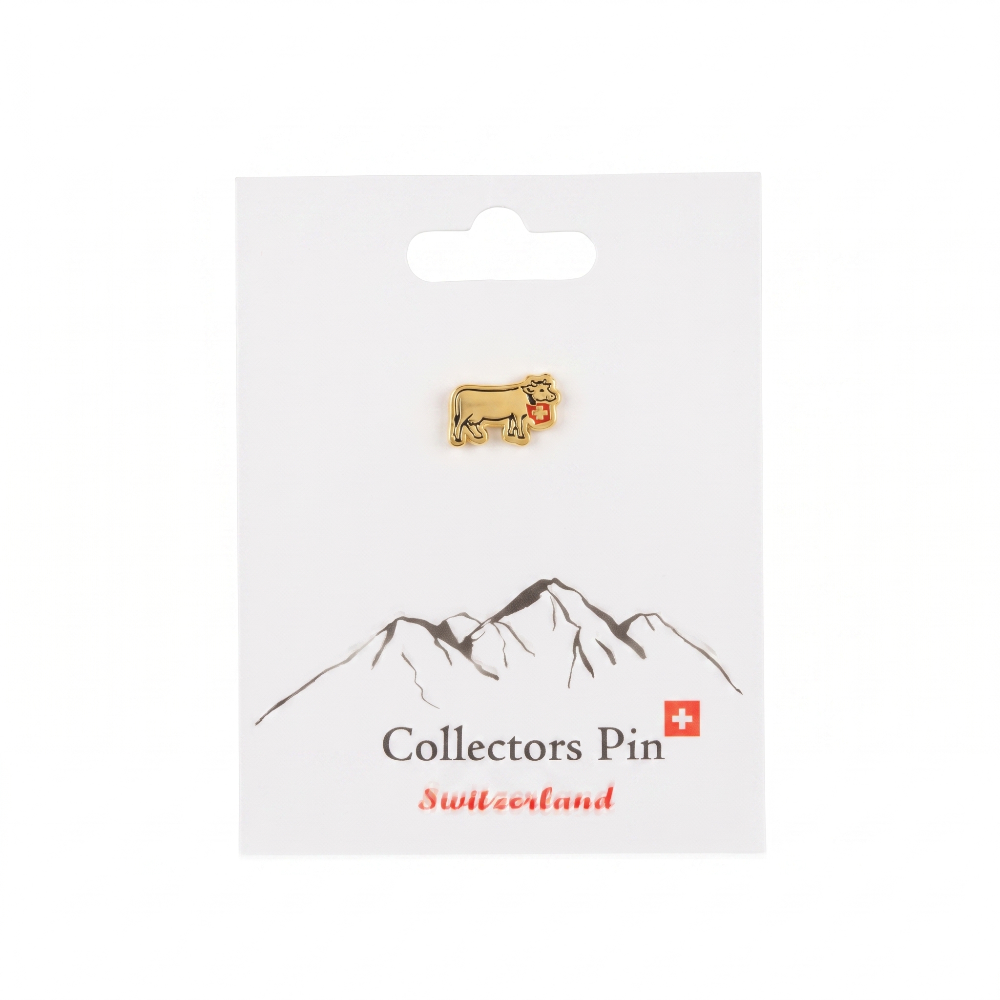 Image of Pin Kuh goldig CH