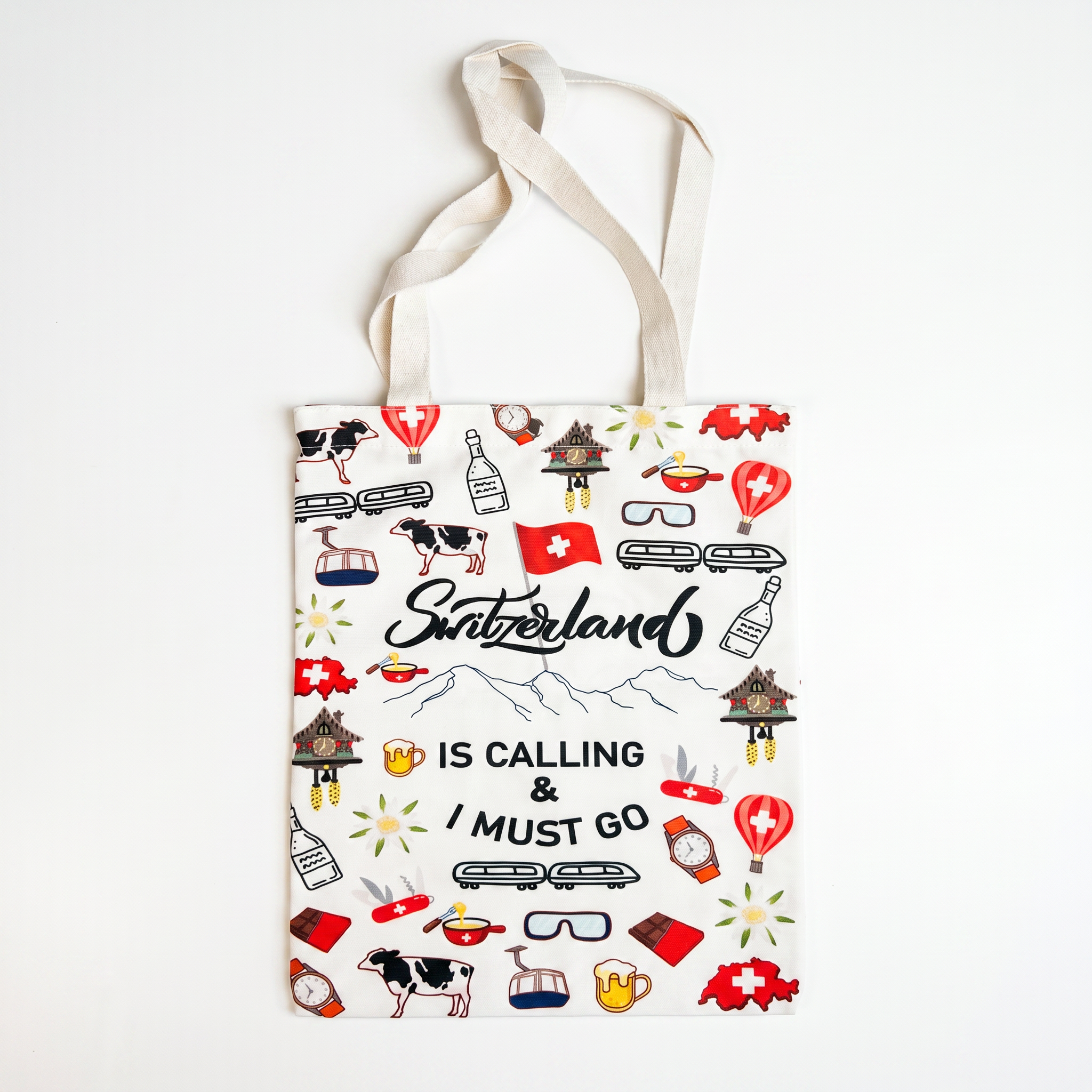 Image of Polyresit bag Swiss Calling 34x40cm