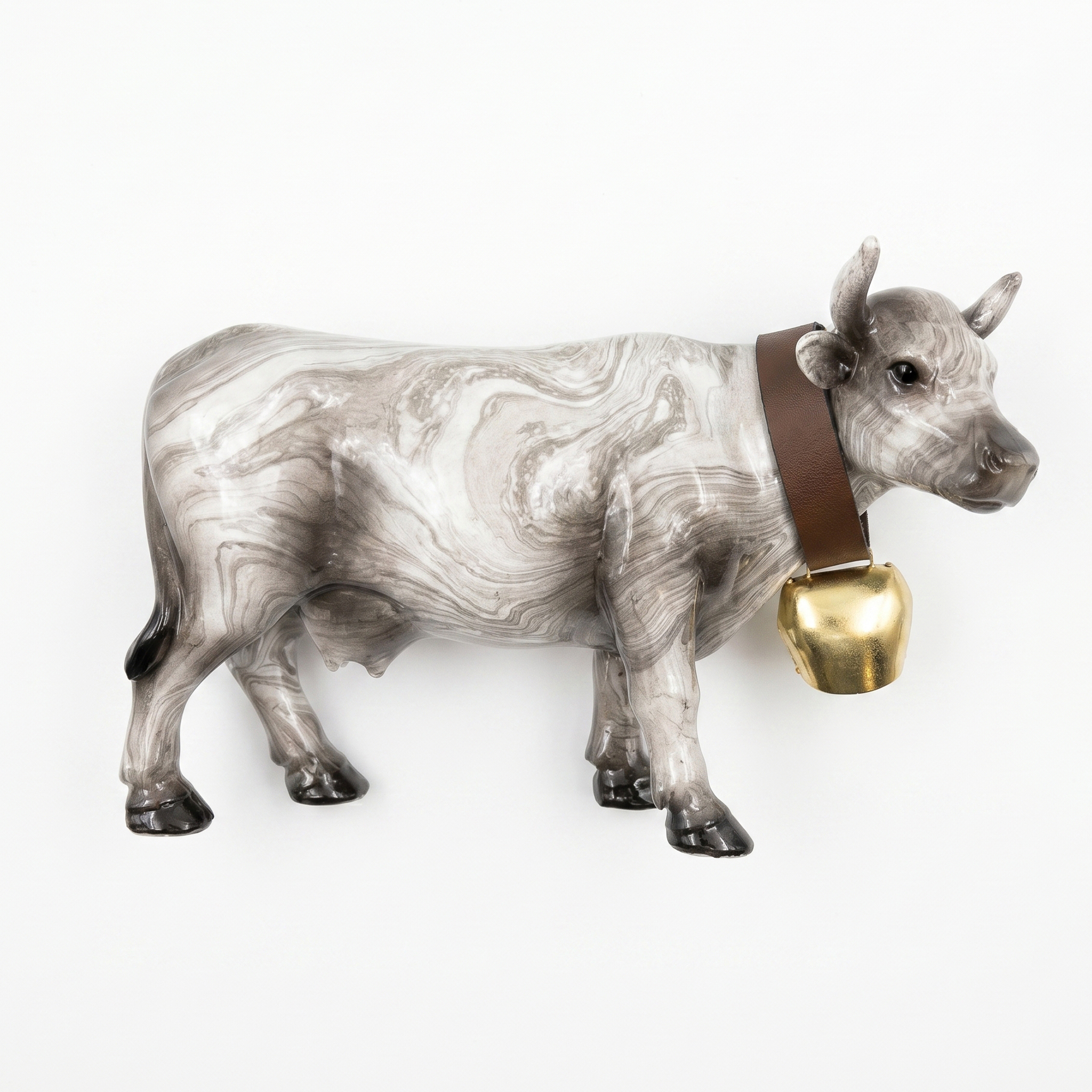Image of 3D Kuh 45cm Marmorfinish