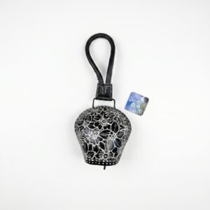 Image of Blechglocke Edelweiss black Gr.M