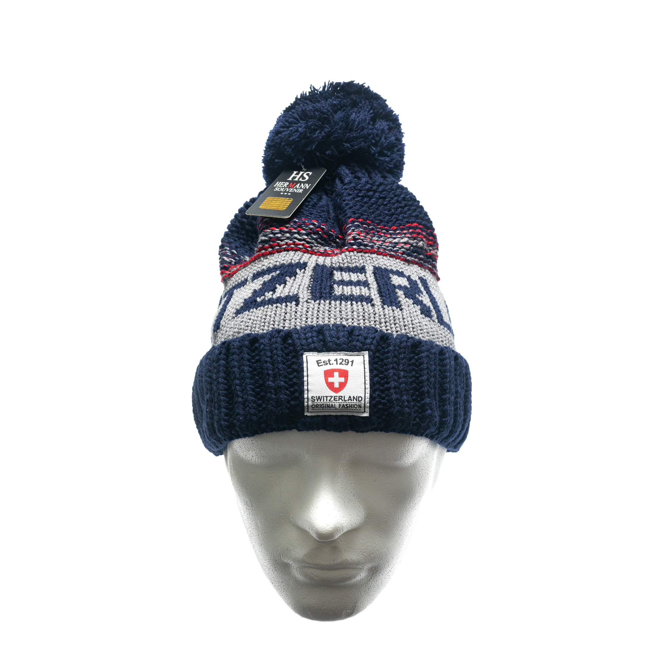 Image of Wintermütze Switzerland navy