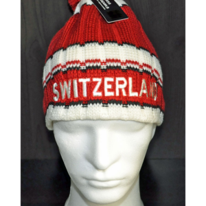 Image of Wintermütze Switzerland rot/creme