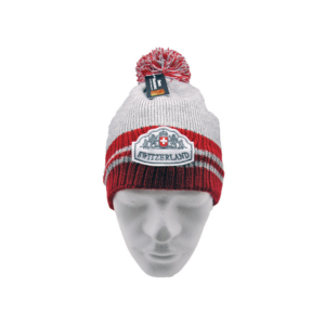 Image of Wintermütze Switzerland Patch grau