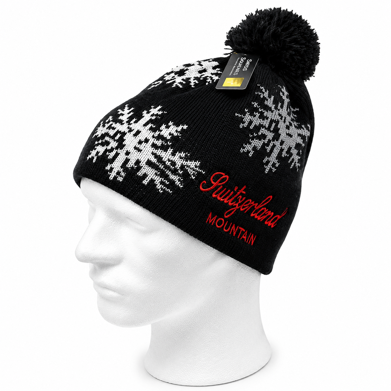 Image of Wintermütze Switzerland Mountain black