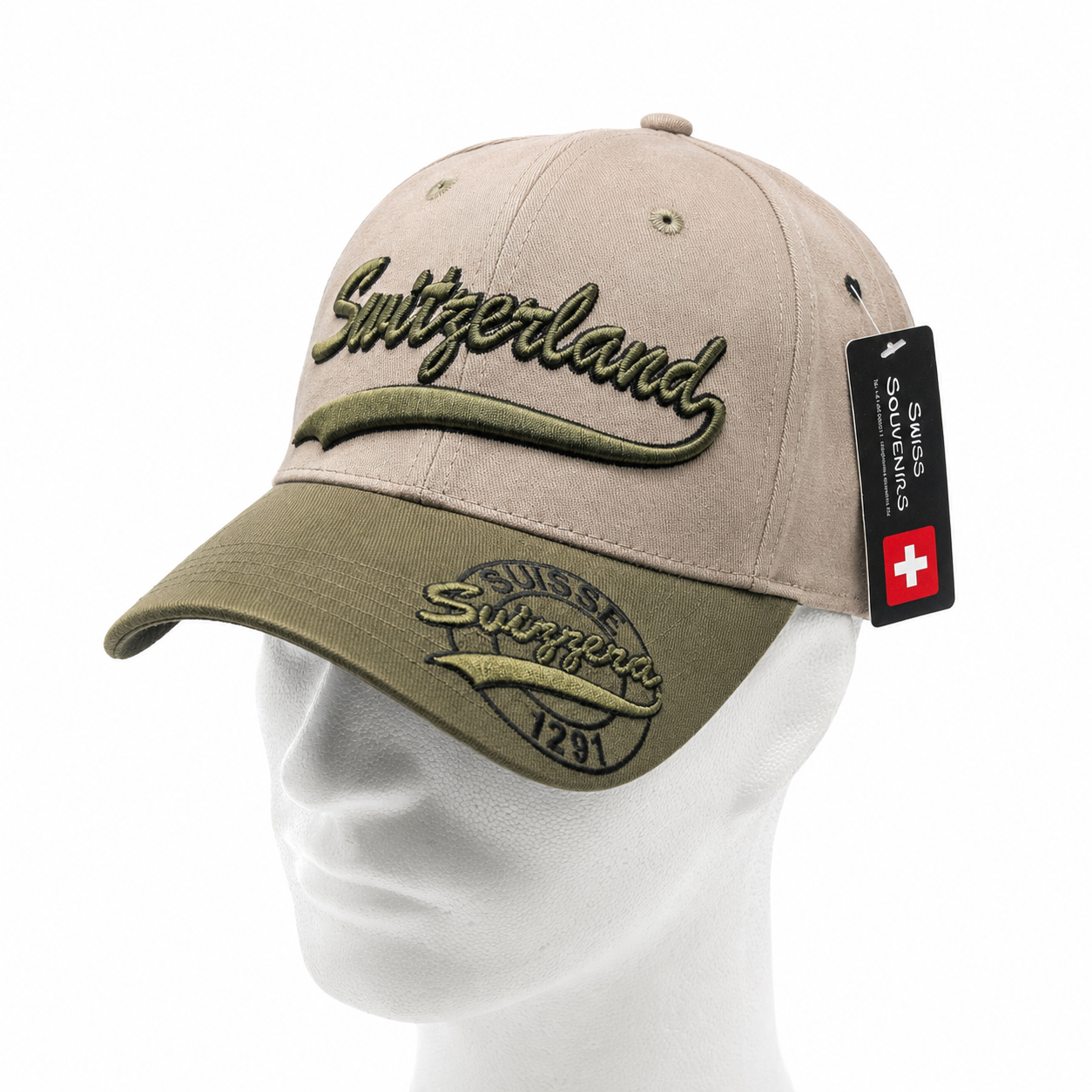 Image of Cap Switzerland beige/olive