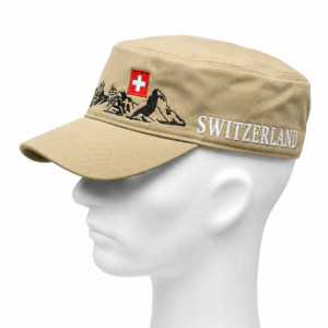 Image of Cap Military Switzerland beige
