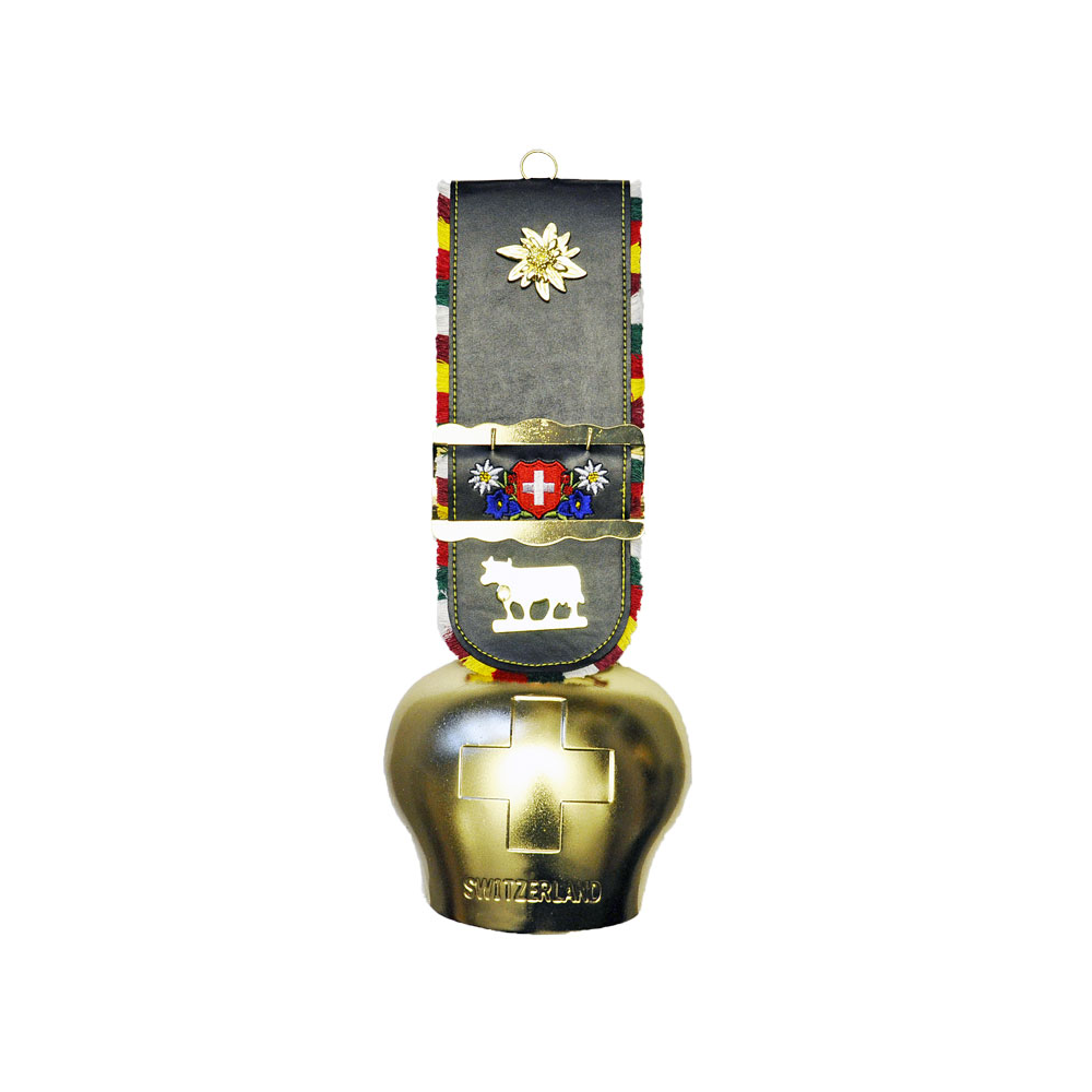 Image of Kuhglocke Gold mit Schnalle Gr. 13