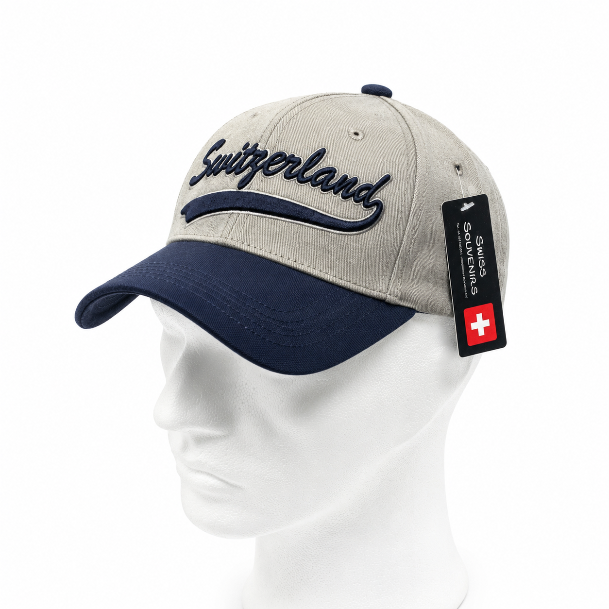 Image of Cap Switzerland grau/navy