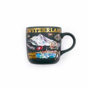 Image of Tasse Keramik Switzerland grün