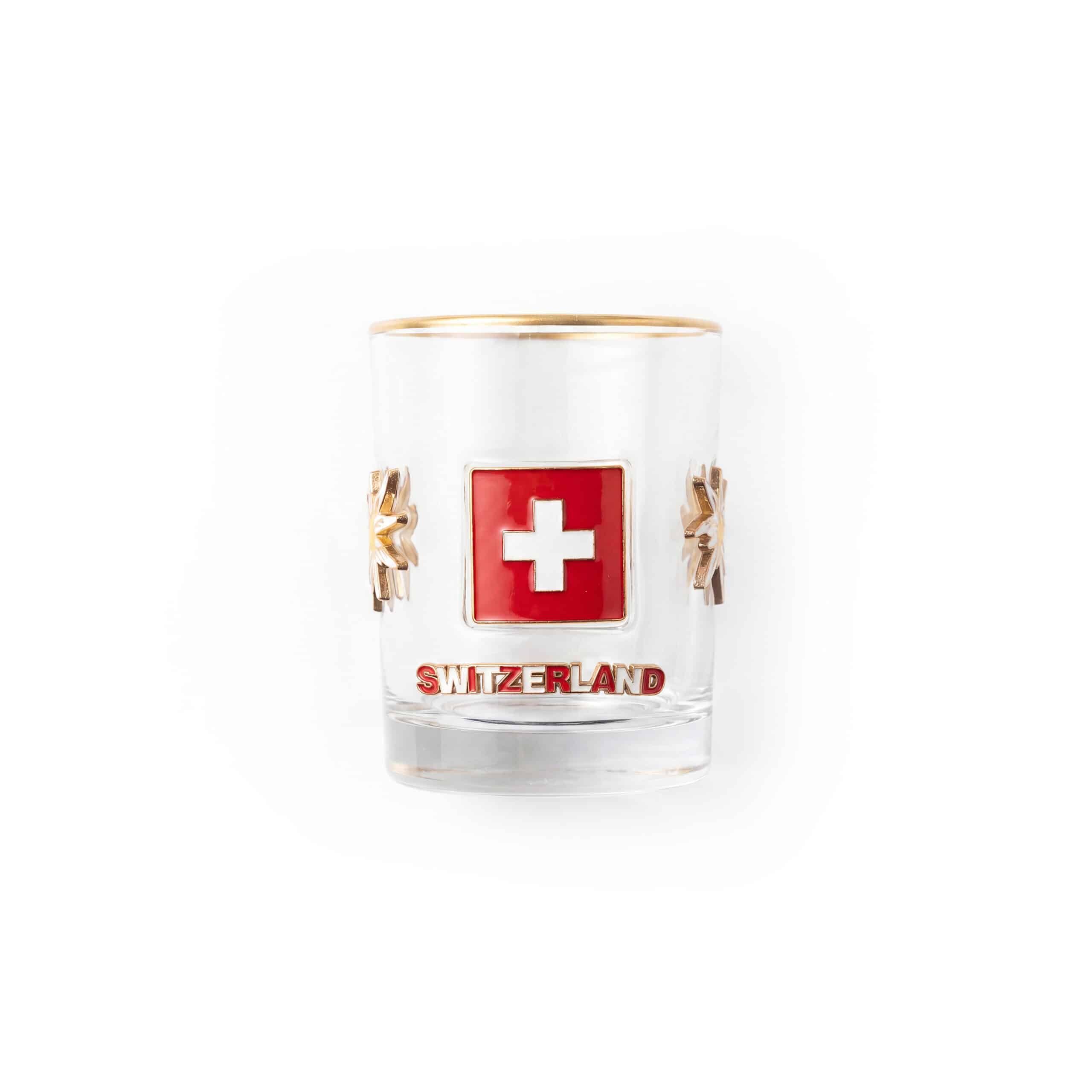 Image of Trinkglas Switzerland Edelweis