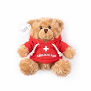 Image of Plüschbär mittel braun mit Hoodie