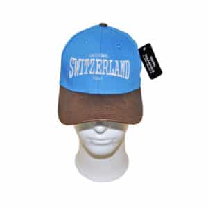 Image of Cap Switzerland Original royalblau/braun