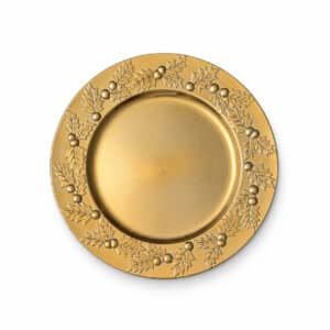 Image of Unterteller gold Weihnachtskranz